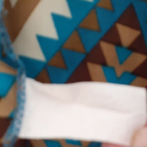 YETTS Straight Shift Dress; Knee Length; 3/4 Sleeves; Size 10/12 - Picture 5 of 5